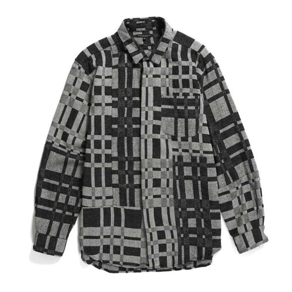 Engineered Garments Combo Short Collar Men's Shirt - Picture 1 of 10